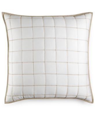 Photo 1 of Hotel Collection Waffle Weave Quilted European Sham, Created for Macy's