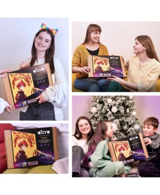 OKTO Air-Dry Clay 3D Painting Kit – MANGA Fire 29x29 (11.4 x 11.4 in)