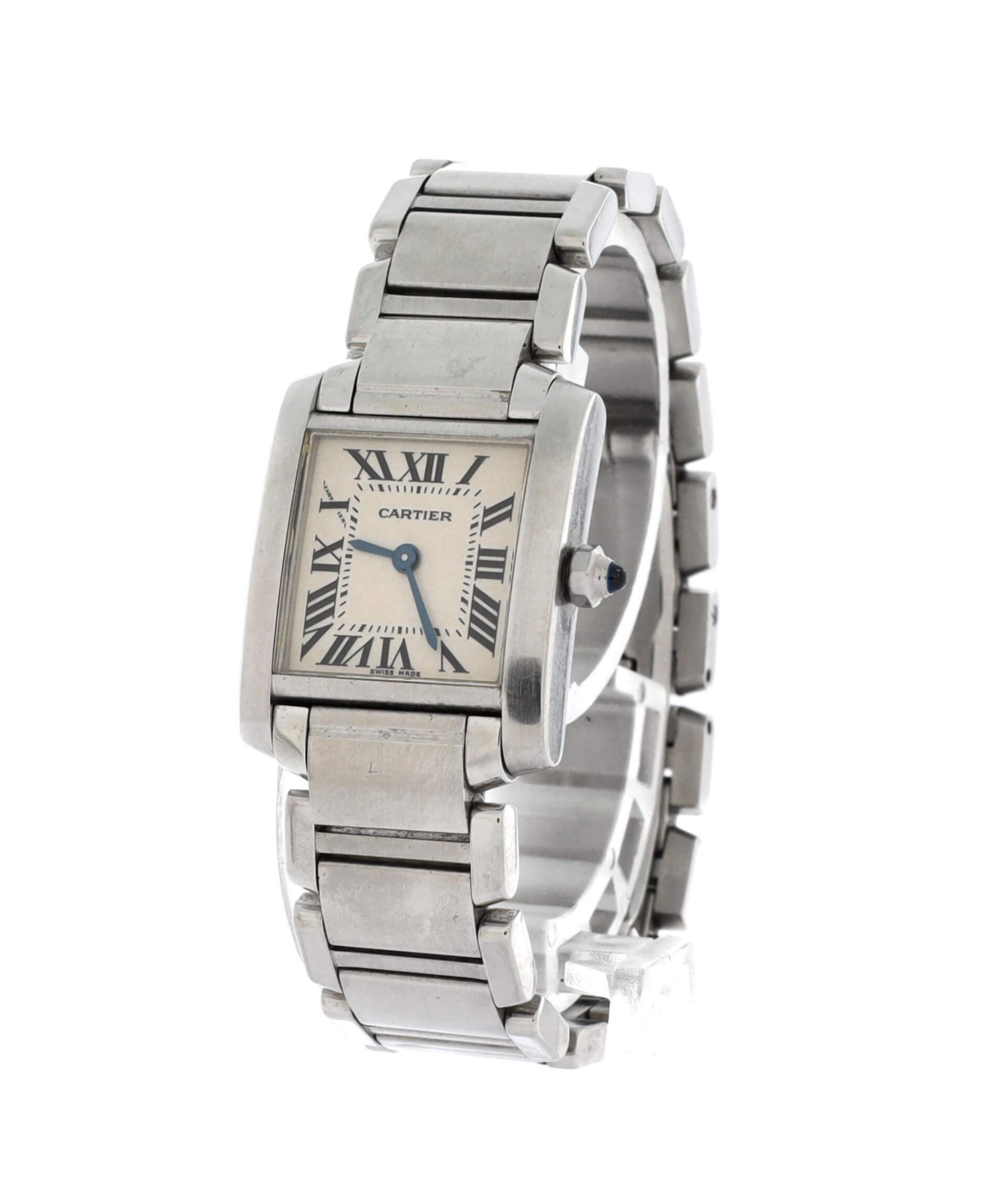 Pre-Owned Cartier Tank Francaise Quartz Watch in Stainless Steel 25mm