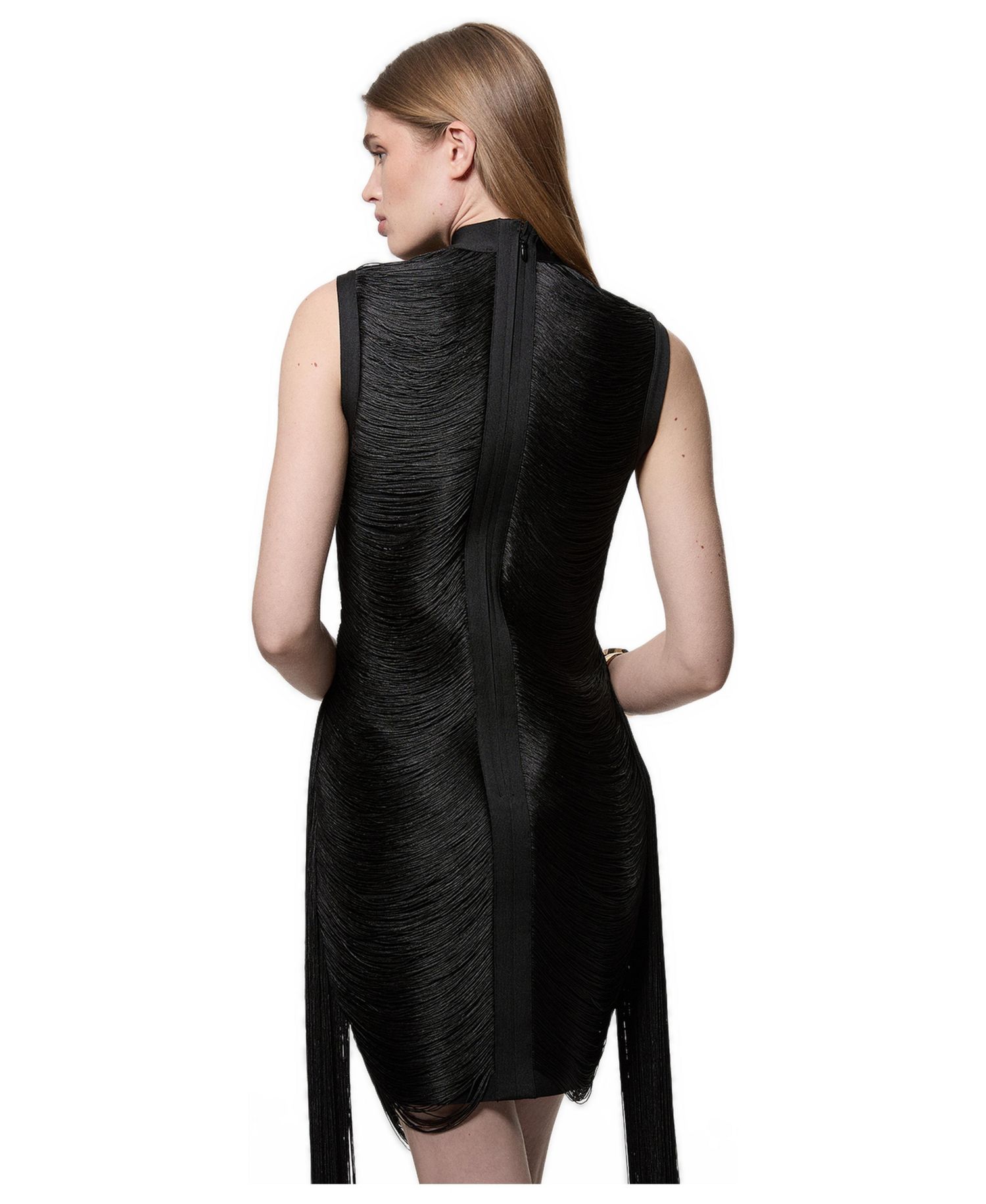 Women's Knit Tassel Mini Dress