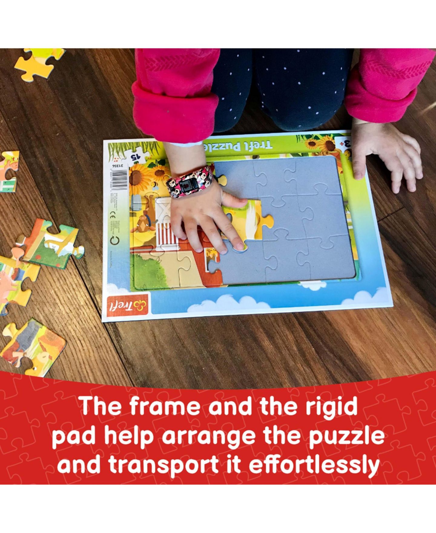 Детский пазл Trefl Peppa Pig's Happy Train 15-Piece Puzzle, Ages 3+, цвет: Разноцветный — фото 3