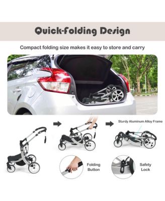 Baby 2-in-1 Stroller High Landscape Stroller w/ Reversible Seat