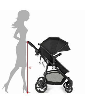 2 In1 Foldable Baby Stroller Kids Travel Newborn Infant
