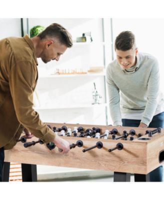 Foosball Soccer Game Table Standard Size for Indoor Home or Game Room