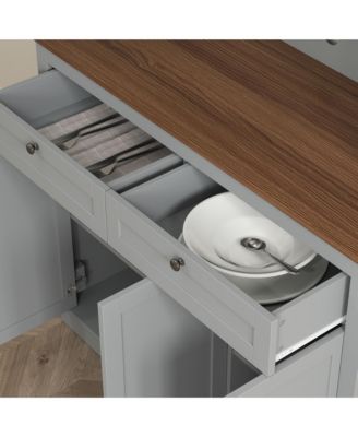 Multi-Purpose Kitchen Storage Cabinet for Utensils, Appliances, and Pantry Items