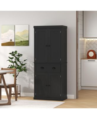 Multi-Functional Kitchen Storage Cabinet with Ample Space for Plates and Supplies