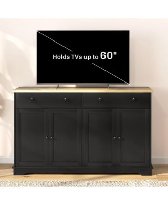 Sideboard Cabinet with Storage Drawers Adjustable Shelves