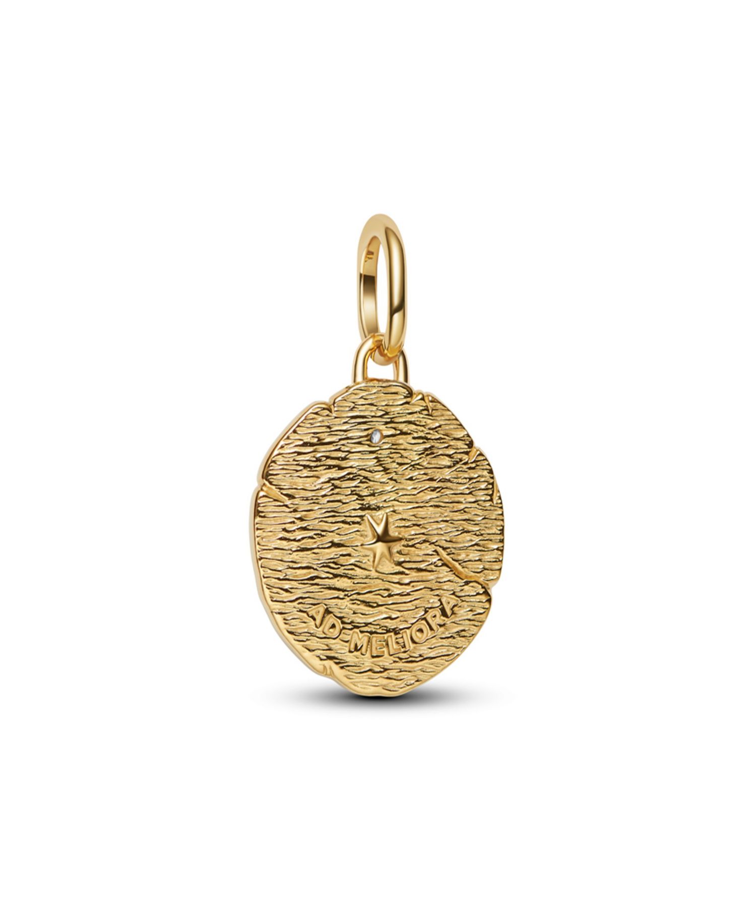Two Tone Crossing Arrows Medallion Charms