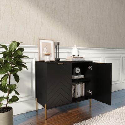 2-Door Accent Cabinet Storage Cabinet