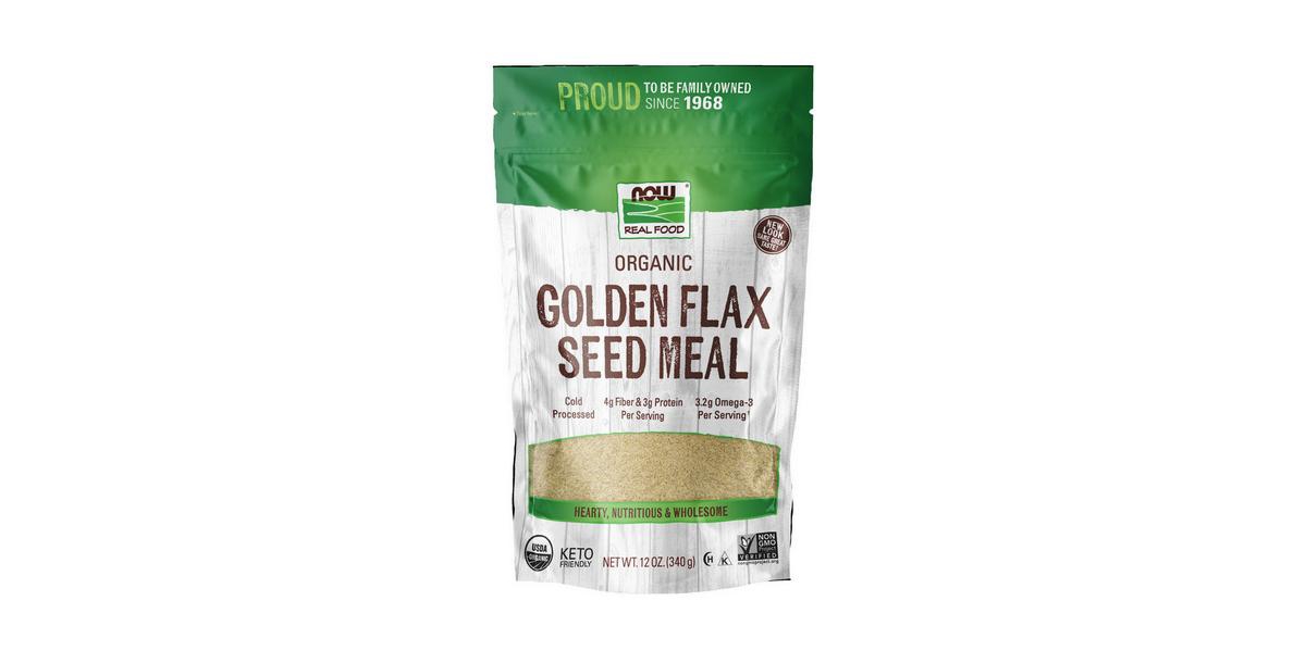 Now Foods Golden Flax Seed Meal 12 oz