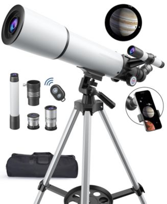 SUGIFT Telescope 80mm Aperture 500mm Refractor Portable