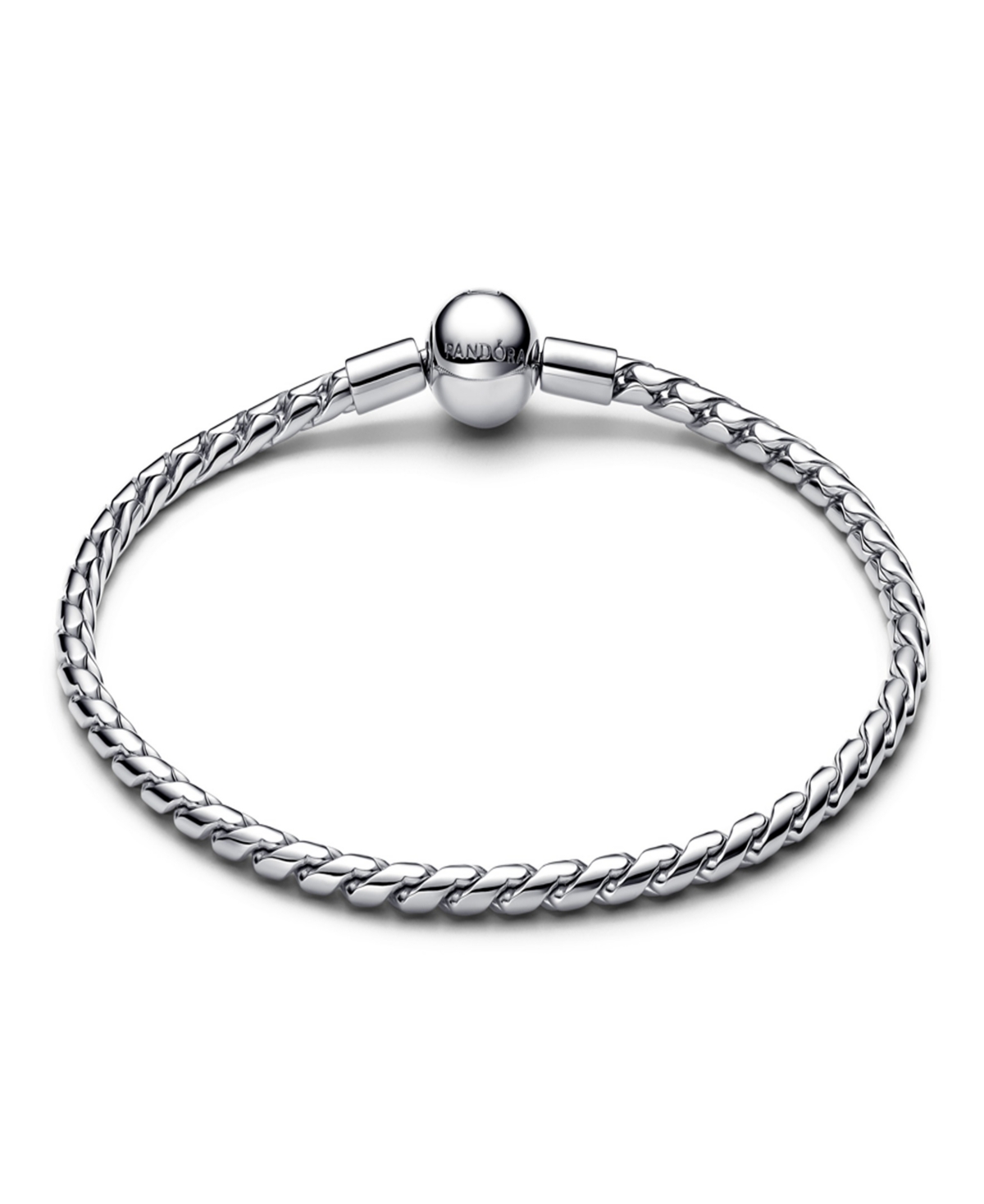 Pandora Round Clasp Wing Chain Bracelet In Metallic