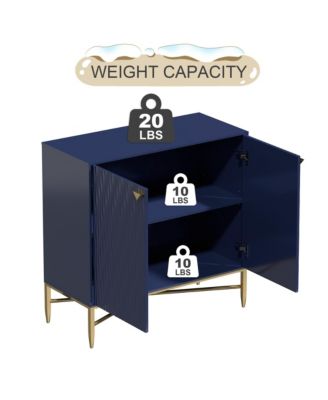 2 Door Locker Manufactured Wood/Metal Accent Cabinet