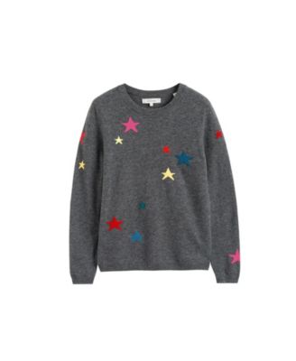 Women's Wool Cashmere Star Sweater
