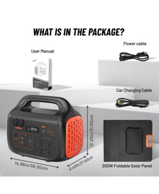 1800W Portable Power Station with Solar Panel - Ultimate LFP Battery Backup for Home