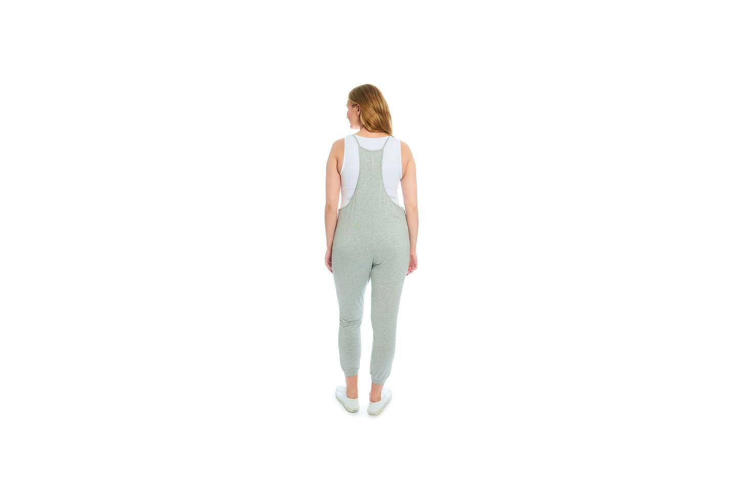 Женский комбинезон Everly Grey Maternity Brandi Maternity/Nursing Romper, цвет: Меланжевый серый — фото 2