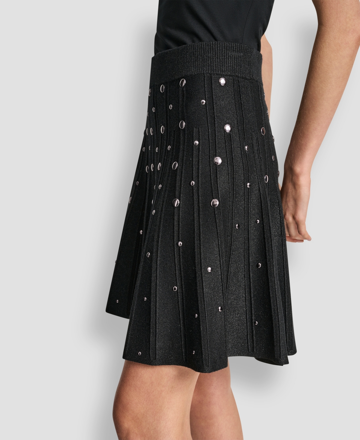 Dkny Women's Studded Sweater Mini Skirt