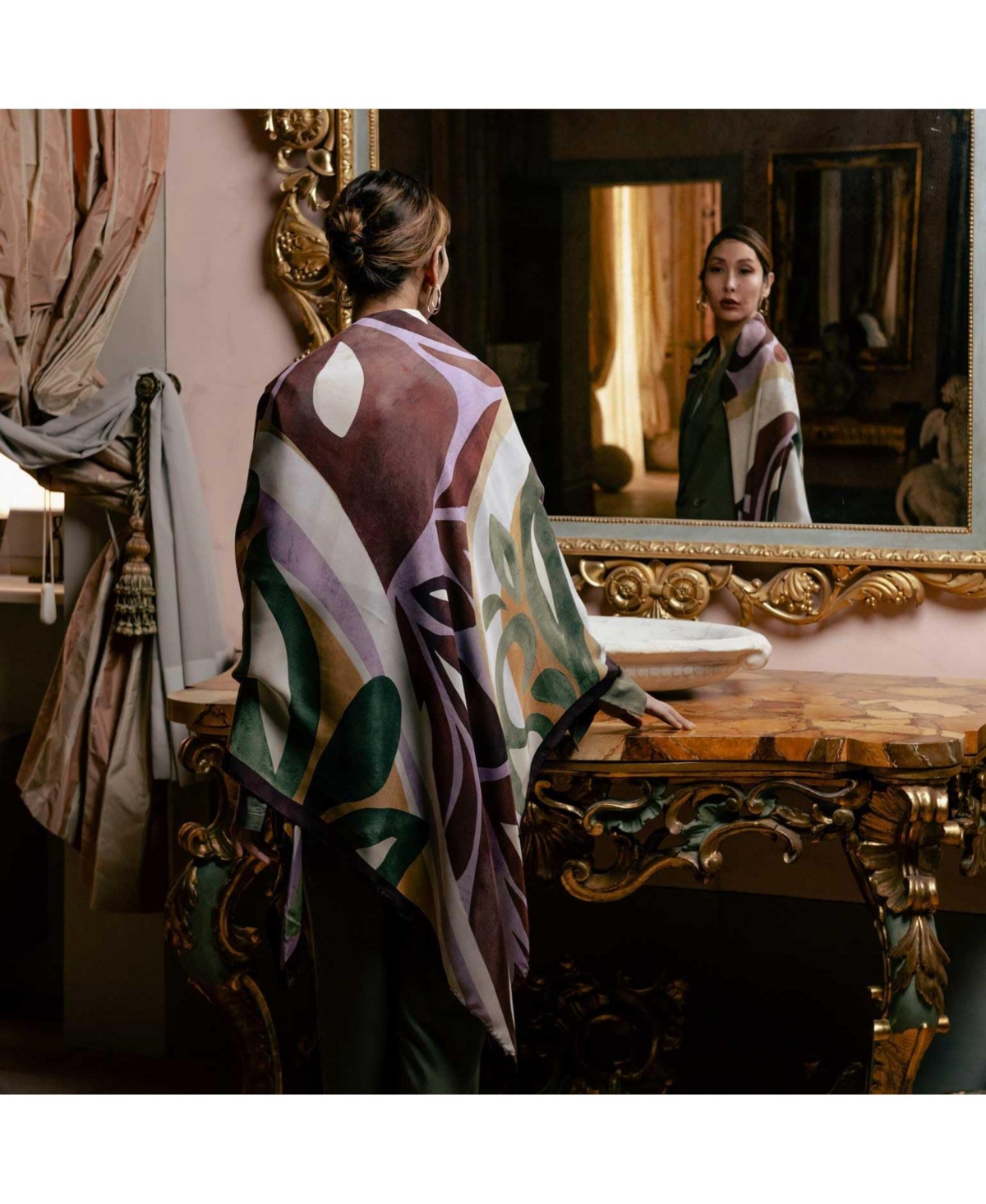 Elizabetta Livia - Silk Scarf Shawl for Women