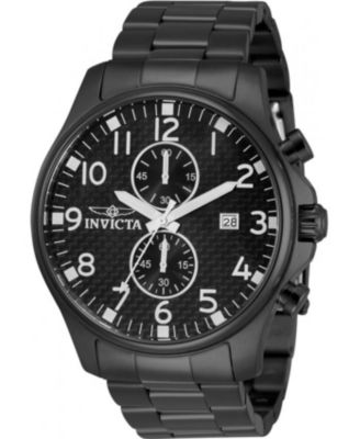 Men's 0383 Specialty Quartz Chronograph Black Dial Watch