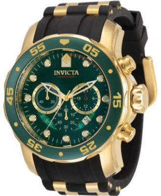 Men's 6984 Pro Diver SCUBA Quartz Chronograph Green Dial Watch
