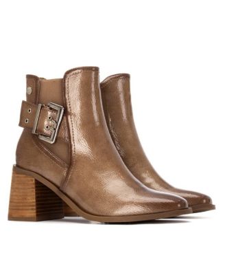 Women's Heeled Patent Leather Chelsea Booties  By XTI