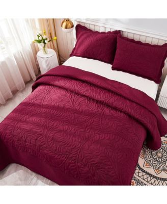 100% Cotton Oversized Bedspread Quilt Set - King