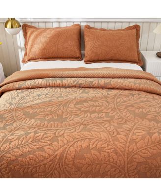 100% Cotton Oversized Bedspread Quilt Set - King
