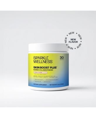 Marine Skin Boost Plus [30-Serves] Collagen Powder with Marine-derived VERISOL Bioactive Hydrolyzed Collagen Peptides, Vitamin C & Hyaluronic Acid