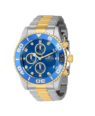 Men's 43408 Pro Diver  Quartz Chronograph Blue Dial Watch