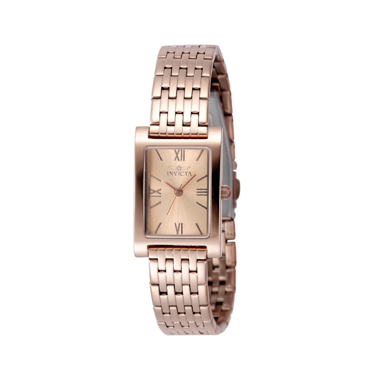 Женские часы Invicta 48149 Angel Quartz 3 Hand Rose Gold Dial — фото 3