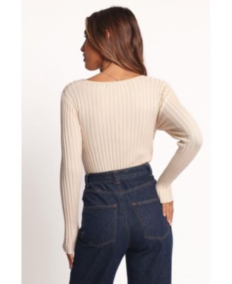 Women's Demi Twist Detail Knit Top