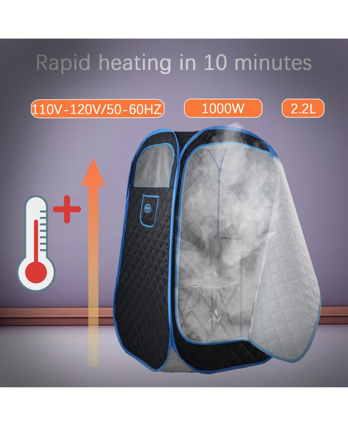Streamdale Compact Home Steam Sauna Tent with Temperature Control
