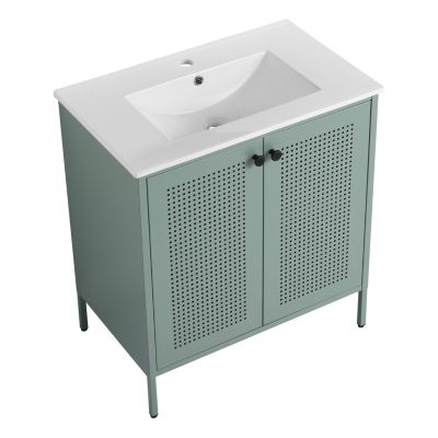 Streamdale 30 Inch Freestanding Bathroom Vanity With Ceramic SInk