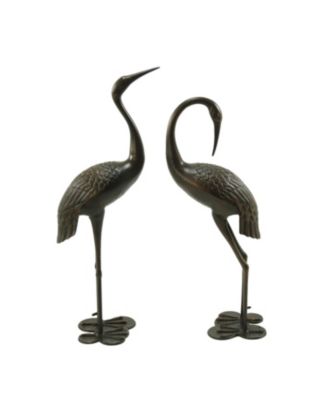 Streamdale Rust-Proof Aluminum Crane Garden Statue