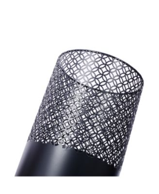 Industrial Decorative Lantern Columns with Candles Set of 2