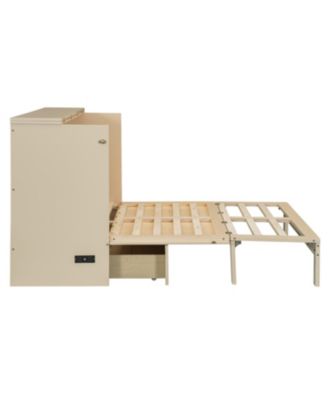 Full Size Murphy Bed with Large Drawers