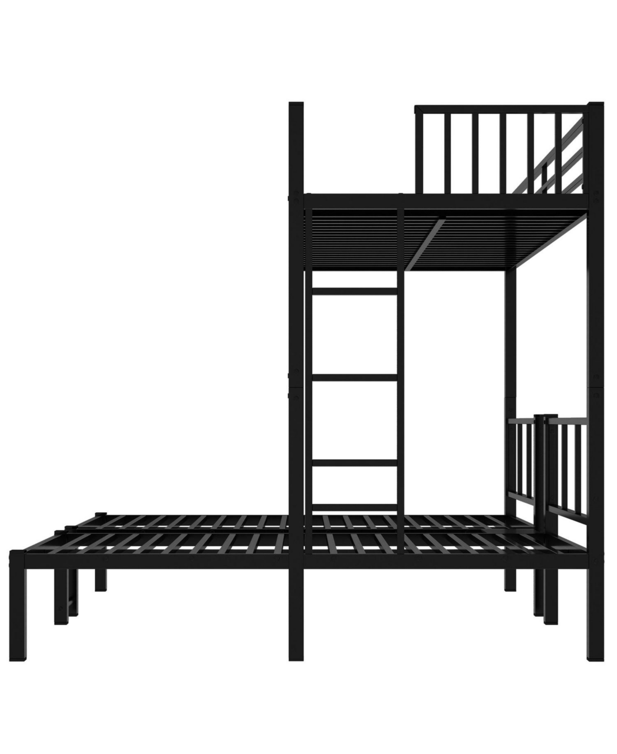 Streamdale Furniture Triple Twin Bunk Bed - Black