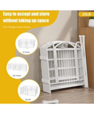 Dog Playpen 24" 8 Panel Metal Pet Fence