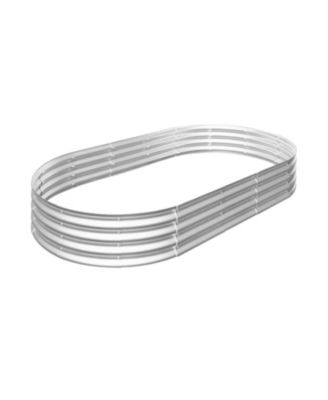 8x4x1ft Galvanized Raised Garden Bed Kit