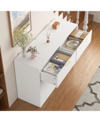 Simply Modern 6-Drawer Dresser - White