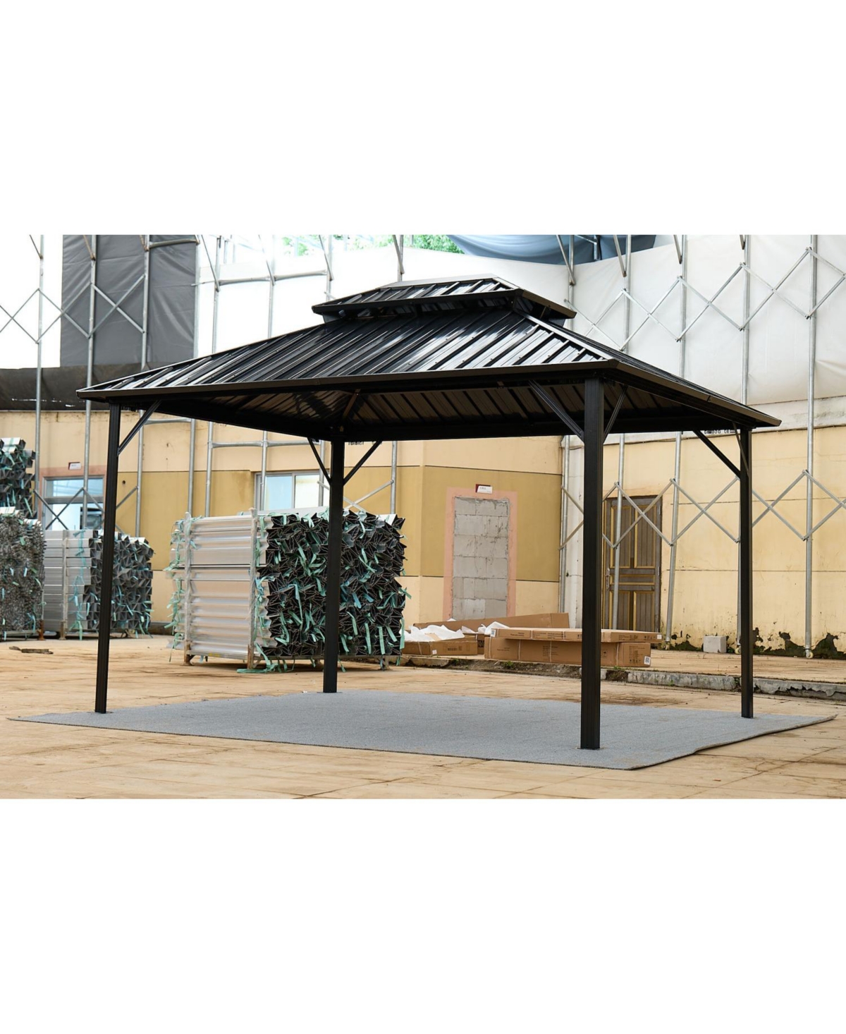 Streamdale Furniture 10x10FT Aluminum Hardtop Gazebo