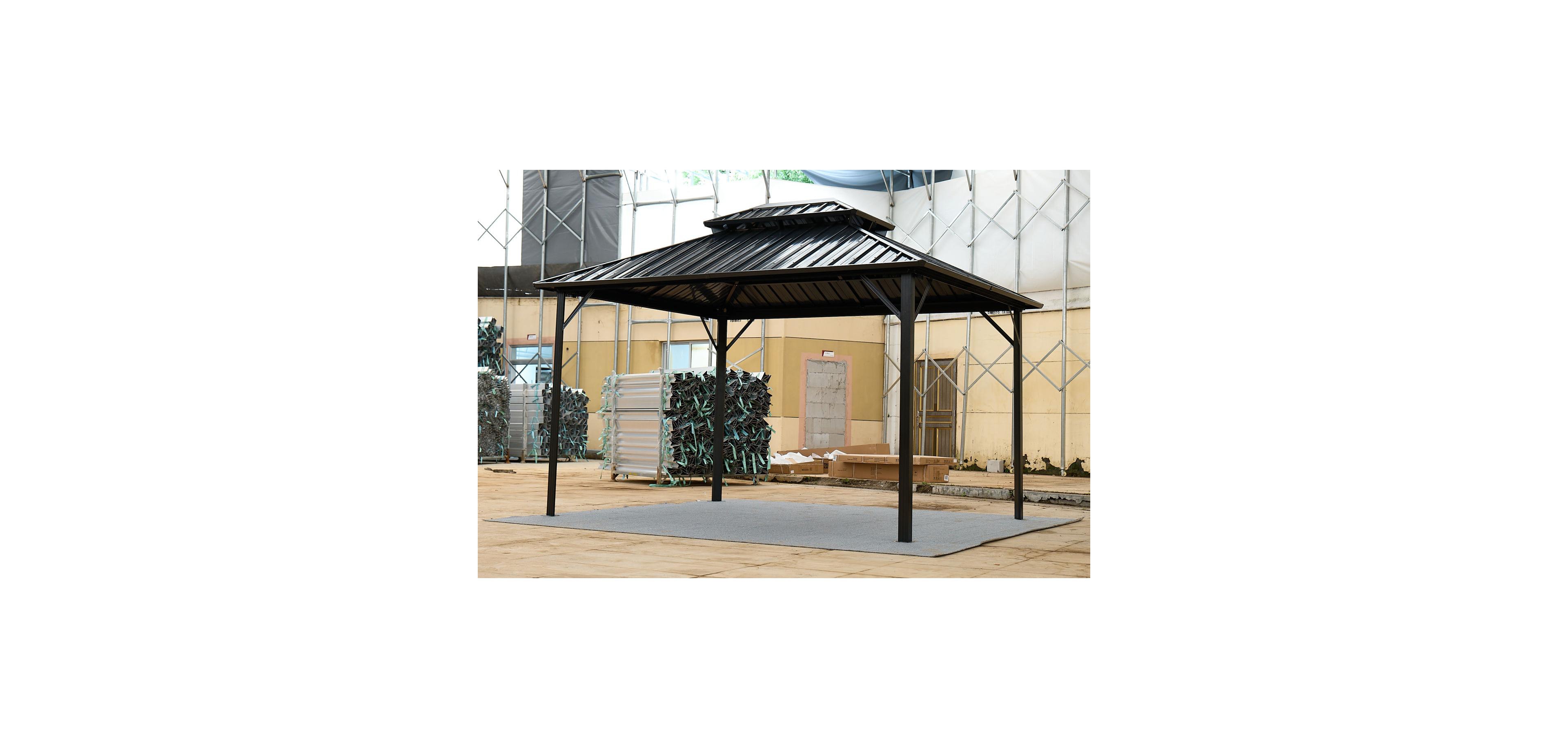 Streamdale Furniture 10x10FT Aluminum Hardtop Gazebo