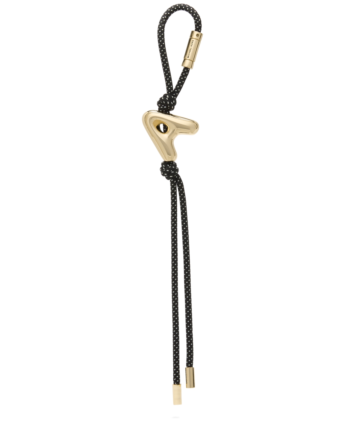 Michael Kors A Bubble Cord Charm In Black