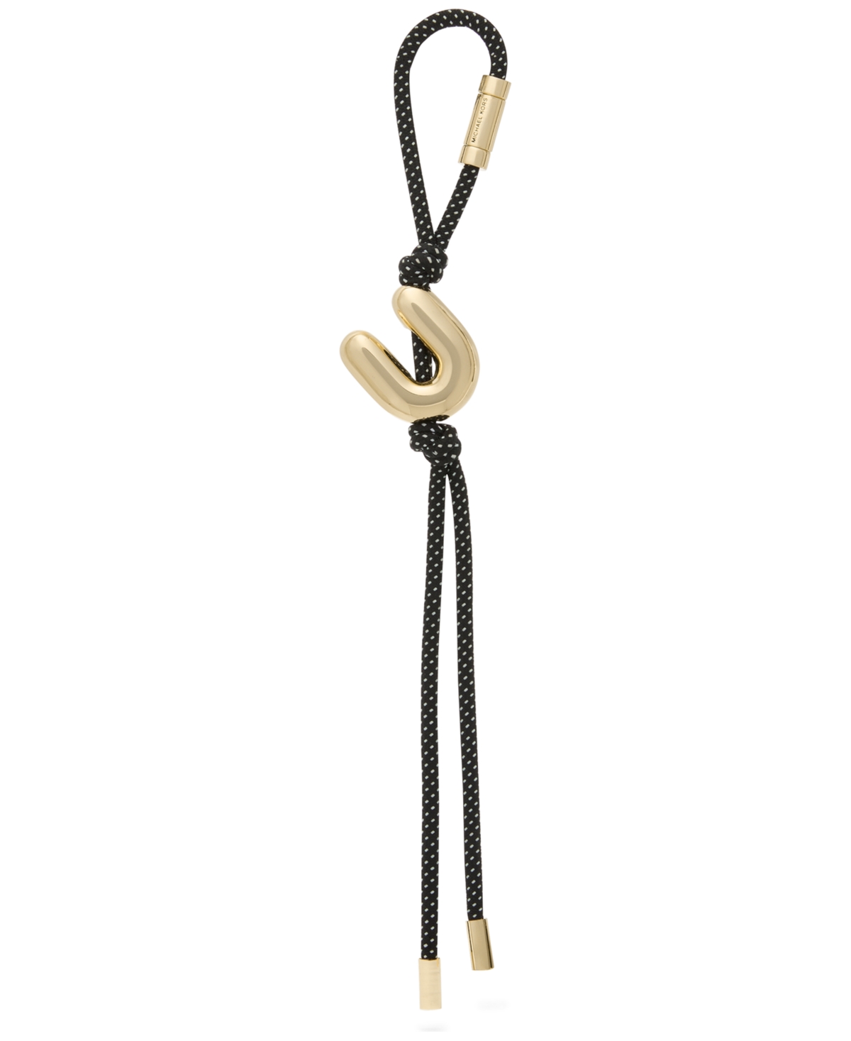 Michael Kors A Bubble Cord Charm In Black