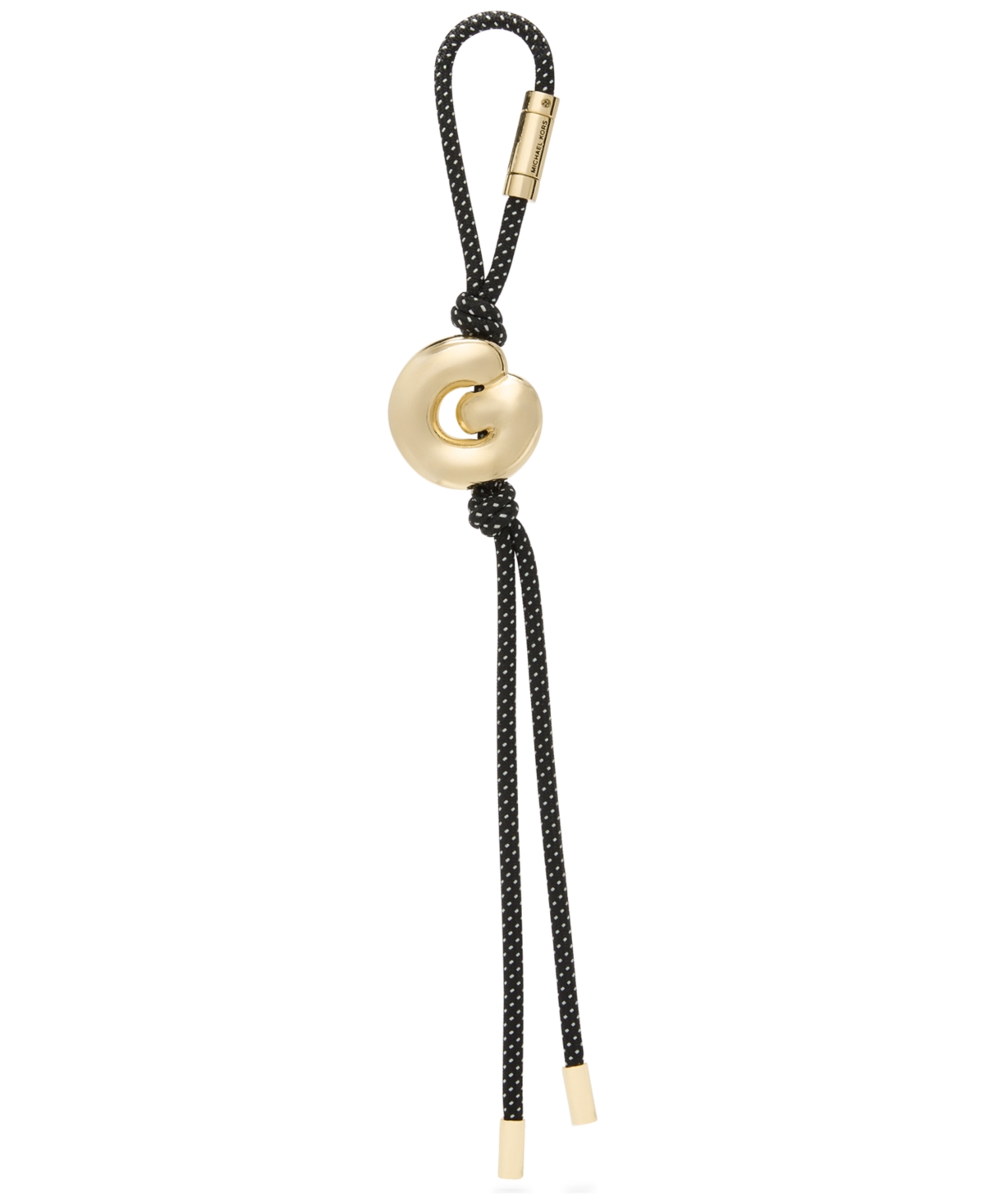 Michael Kors A Bubble Cord Charm In Black