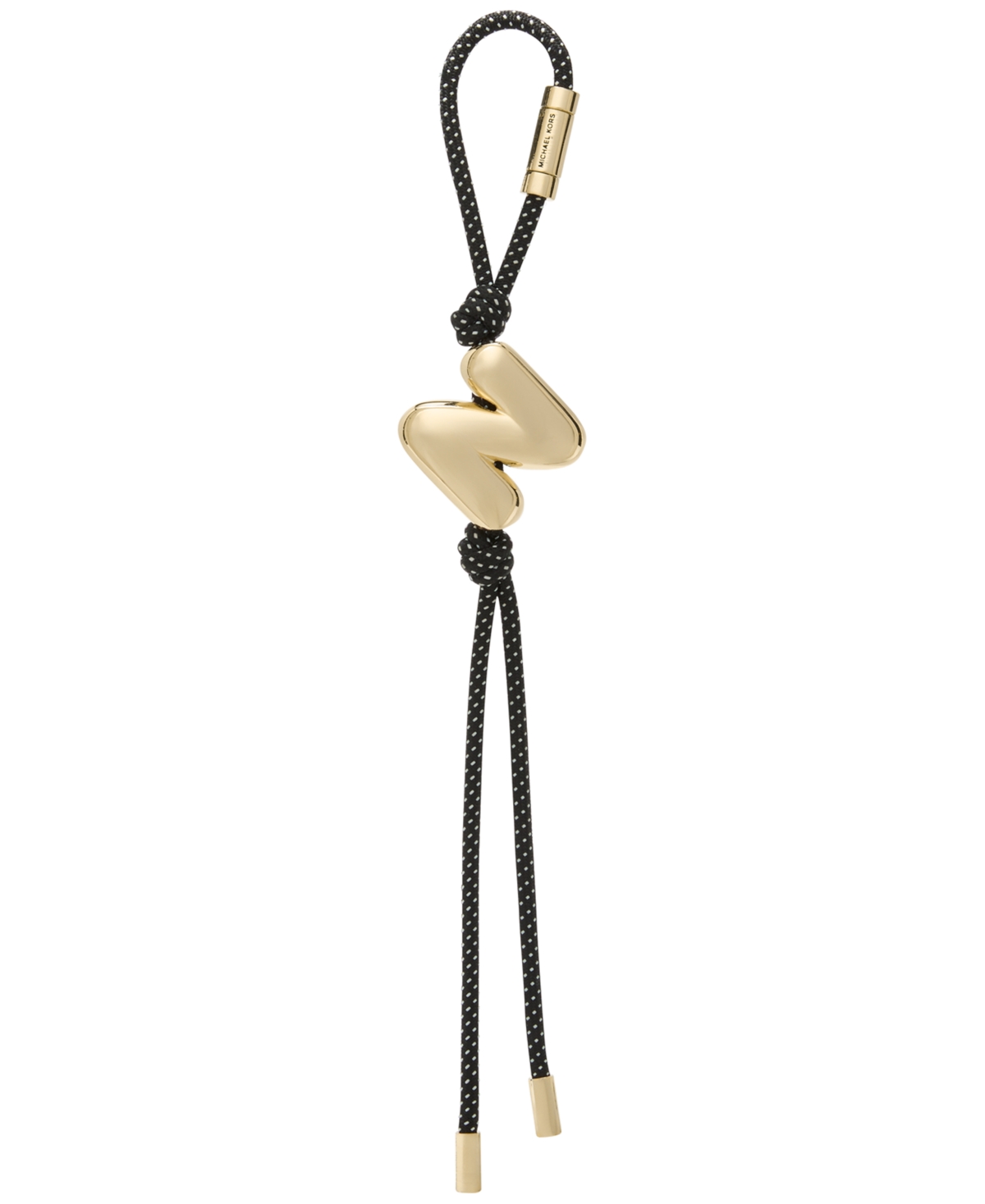 Michael Kors A Bubble Cord Charm In Black
