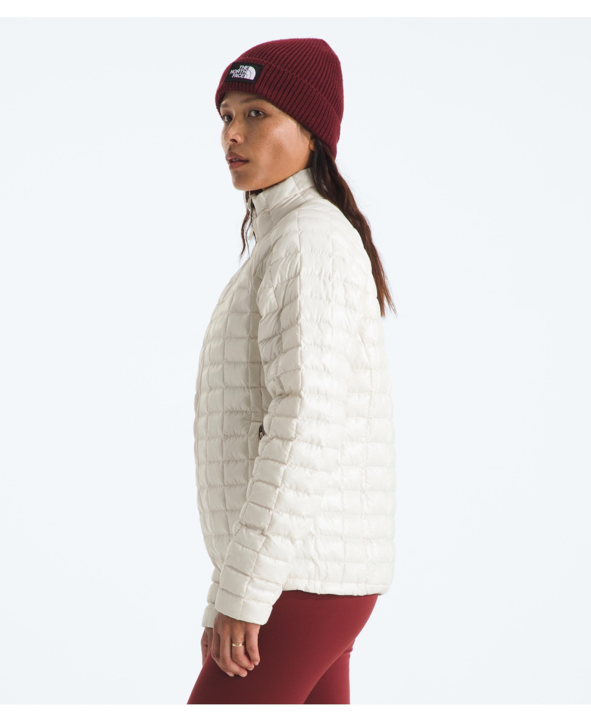 The North Face Women's Thermoball Zip-front Jacket In White
