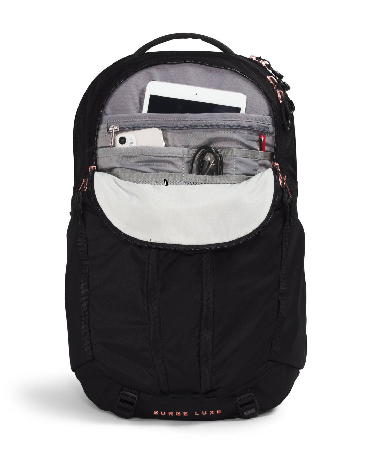 Рюкзак The North Face Surge Luxe Messenger, цвет: Белый дюнный — фото 8
