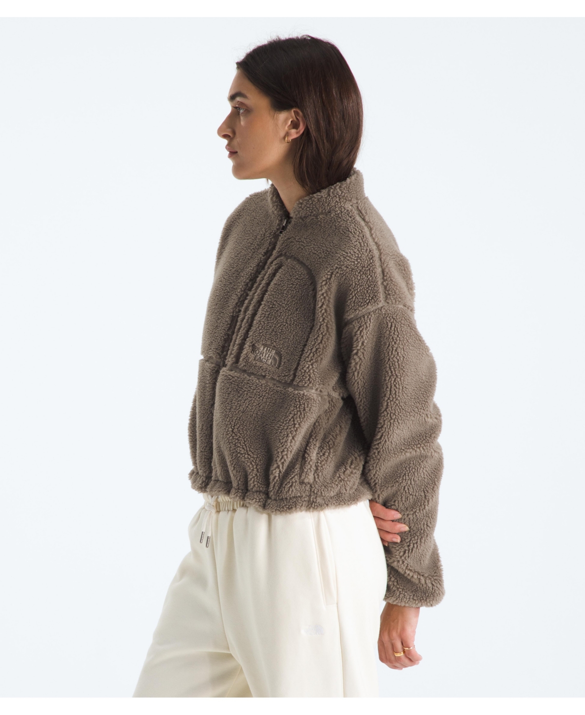 The North Face Women's Extreme Pile Fleece Jacket In Brown