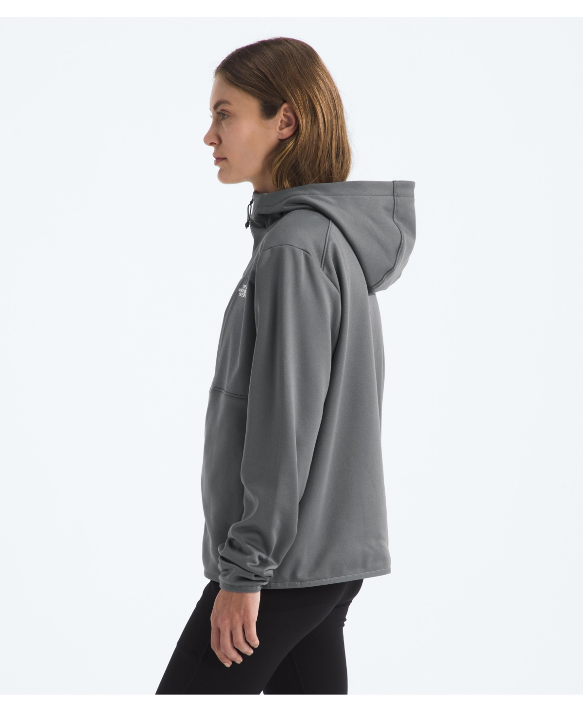 The North Face Women's Performance Fleece Full Zip Hoodie In Gray